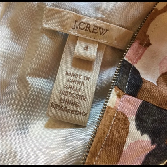 J Crew Silk Dress Ruffle Front - Picture 5 of 6